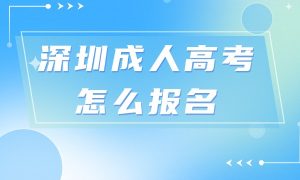 深圳成人高考官网网址
